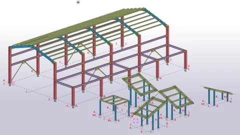 Tekla Structures BIM Software Illustration
