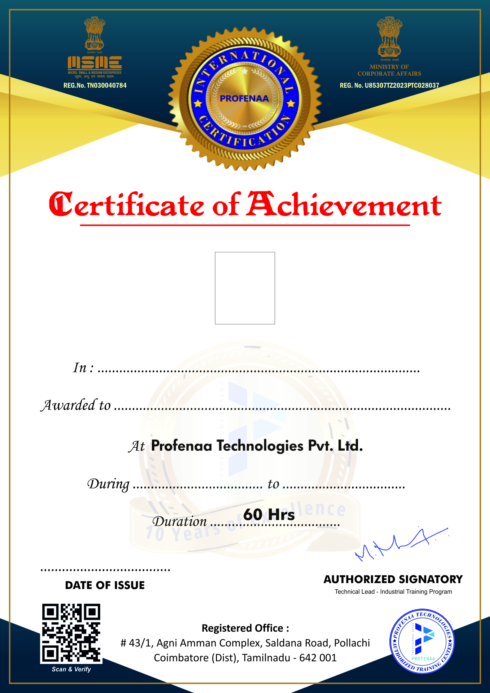 Certificate 1