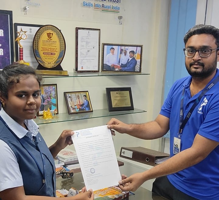 Industry recognized certification for technical training students